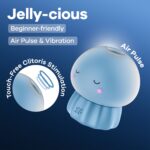 Вакуумний кліторальний стимулятор Satisfyer Jelly-cious Blue
