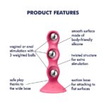 Анальний стимулятор-намистини Satisfyer Triple Ball-R Red