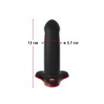 Фалоімітатор Fun Factory AMOR Black, довжина 14,6 см, діаметр 3,7 см, вигнутий