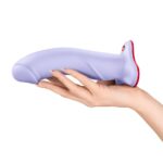 Фалоімітатор Fun Factory THE BOSS STUB Purple, реалістична текстура, довжина 17,9 см, діаметр 4,1см