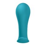 Анальна пробка Fun Factory BOOTIE L Aquamarine, діаметр 3,8 см, тонкий обмежувач