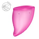 Менструальна чаша Fun Factory FUN CUP SIZE B Magenta, багаторазова, діаметр 4,3 см, об’єм 30 мл