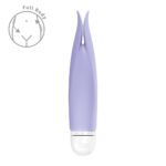 Вібратор з пелюстками Fun Factory VOLITA purple, компактний, дуже тихий, на батарейках