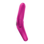 Ерекційне віброкільце з подвійною стимуляцією клітора Fun Factory NŌS PRO Magenta, 2 мотори