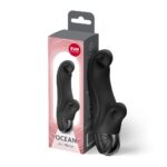 Вібратор-кролик Fun Factory OCEAN Black, для клітора та точки G, 6 режимів, на батарейках