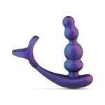 Анальний вібратор з ерекційним кільцем Hueman - Stellar Force Anal Beads with Cockring