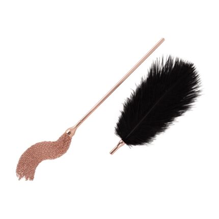 Rosy Gold - Feather Tickler & Whip