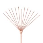 Лоскітка з металевим флогером Rosy Gold - Feather Tickler & Whip