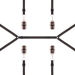 Фіксатор рук і ніг для ліжка Rosy Gold - Under-Mattress Restraint Set