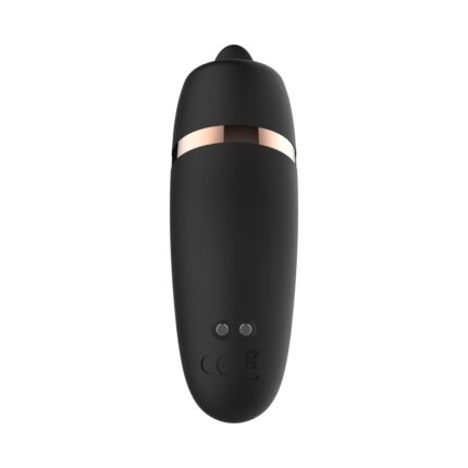 Мінівібратор з язичком Rosy Gold - Vibrating & Licking Dual Stimulator