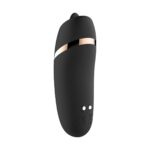 Мінівібратор з язичком Rosy Gold - Vibrating & Licking Dual Stimulator