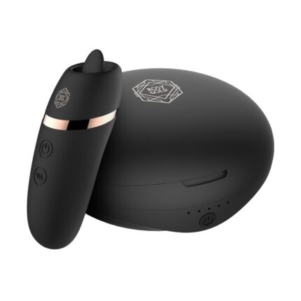 Rosy Gold - Vibrating & Licking Dual Stimulator