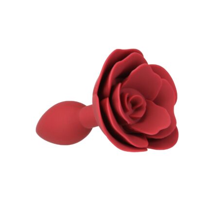 Lux Active - Red Rose Silicone Anal Plug