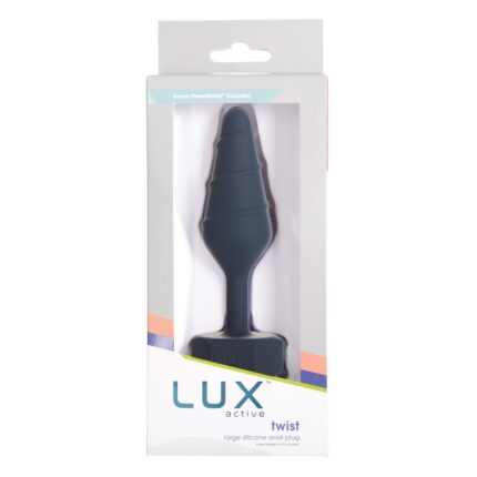 Анальна пробка Lux Active Twist Plug Large Blue