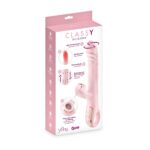Вібратор-кролик 5в1 Yoba Classy, вібрація, ротація, пульсація, перлинний масаж, нагрівання