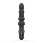 Анальний вібратор з пульсацією Loviss Thor Thrusting Anal Plug, 2 мотори