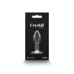 Скляна анальна пробка NS Novelties Crystal - Desires - Red Heart - Small