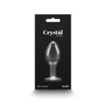 Скляна анальна пробка NS Novelties Crystal - Desires - Red Heart - Medium