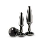 Набір анальних пробок NS Novelties Rear Assets - Tapered Trainer Kit - Gunmetal - Black