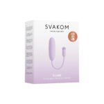 Смарт-віброяйце Svakom Plume Pastel Lilac, 2 мотори, м’який кінчик для стимуляції клітора - Зображення 4